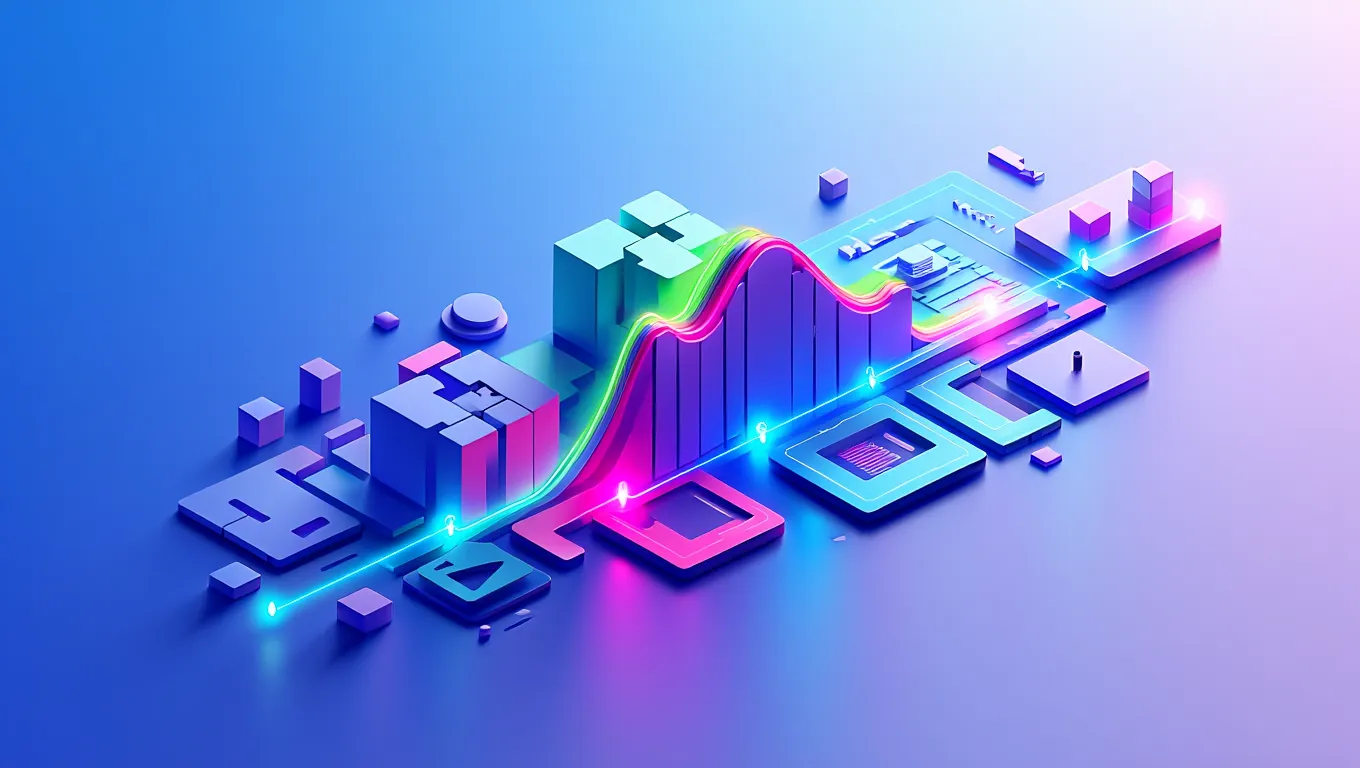 Courbe d'évolution technologique montrant la progression exponentielle vers la singularité technologique